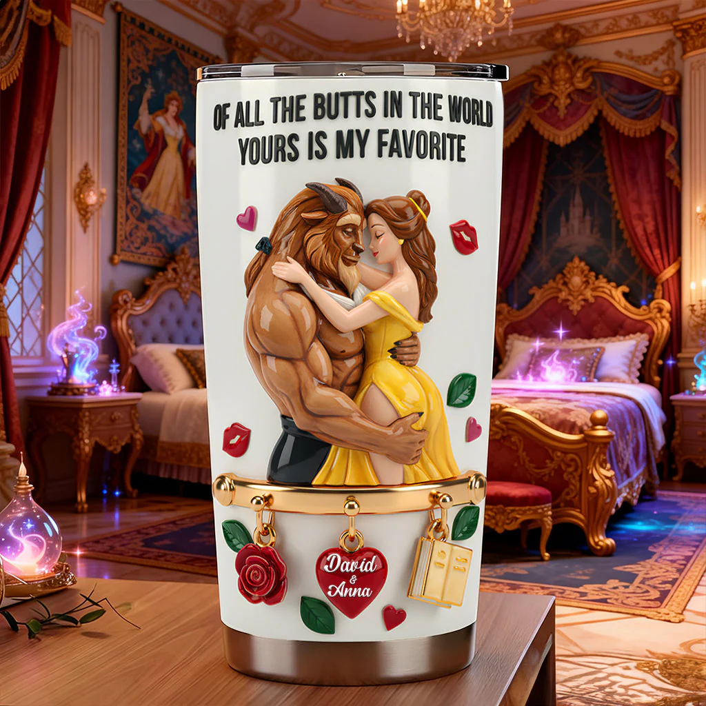 DSNY Of All The Butts Yours Is My Favorite - Personalized Tumbler - Gift For Couples, Movie Fans NL122