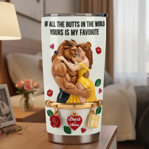 DSNY Of All The Butts Yours Is My Favorite - Personalized Tumbler - Gift For Couples, Movie Fans NL122 - Image 3