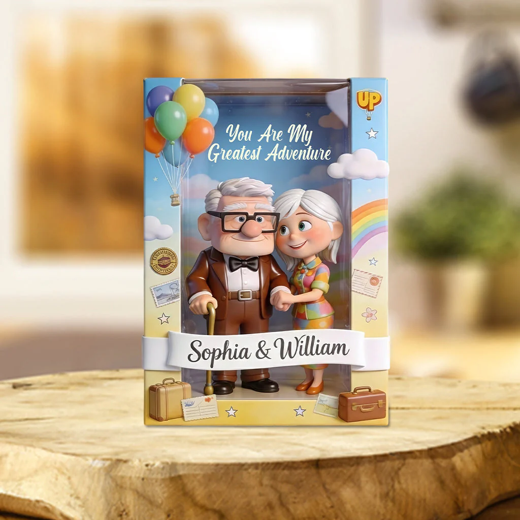 DSNY Old Couple You Are My Greatest Adventure - Personalized Acrylic Plaque - Gift For Couple, Fan Movies HH01 - Image 2