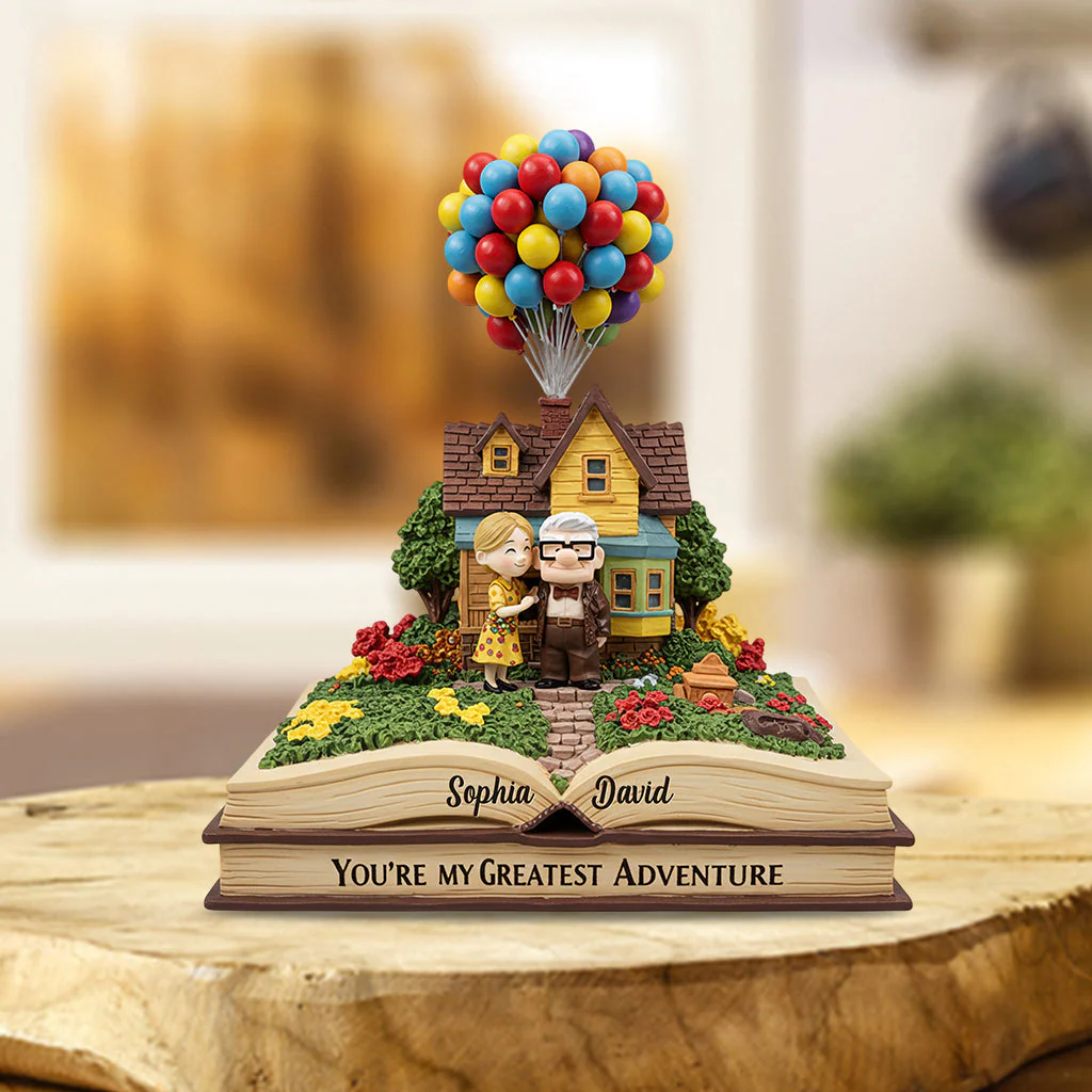 DSNY Old Couple You Are My Greatest Adventure (Ver 3) - Personalized Custom Shaped Acrylic Plaque - Gift For Couples NL122 - Image 2