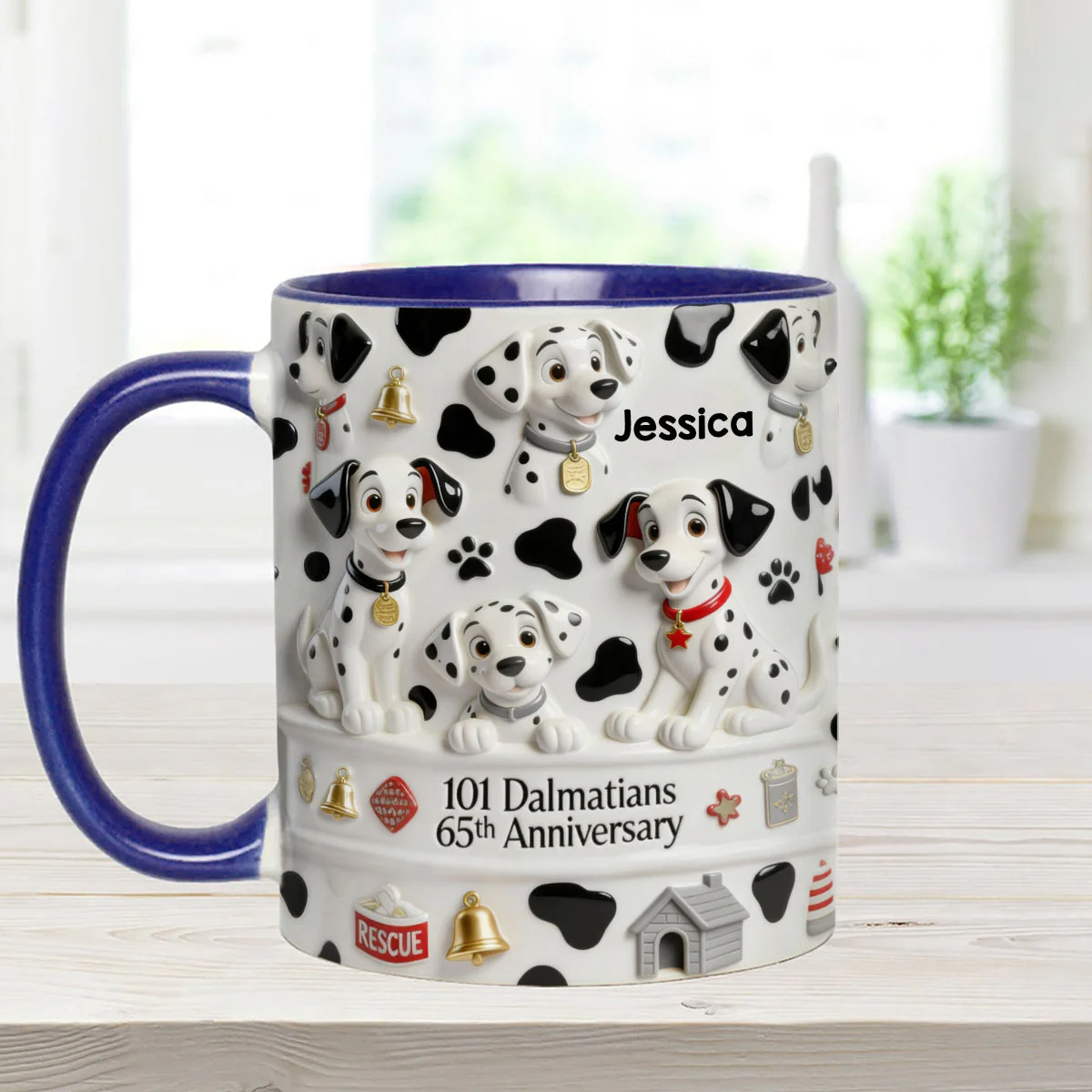 DSNY One Hundred One Dogs 65th Anniversary - Personalized Accent Mug - Gift For Movie Fans Nl122 - Image 7