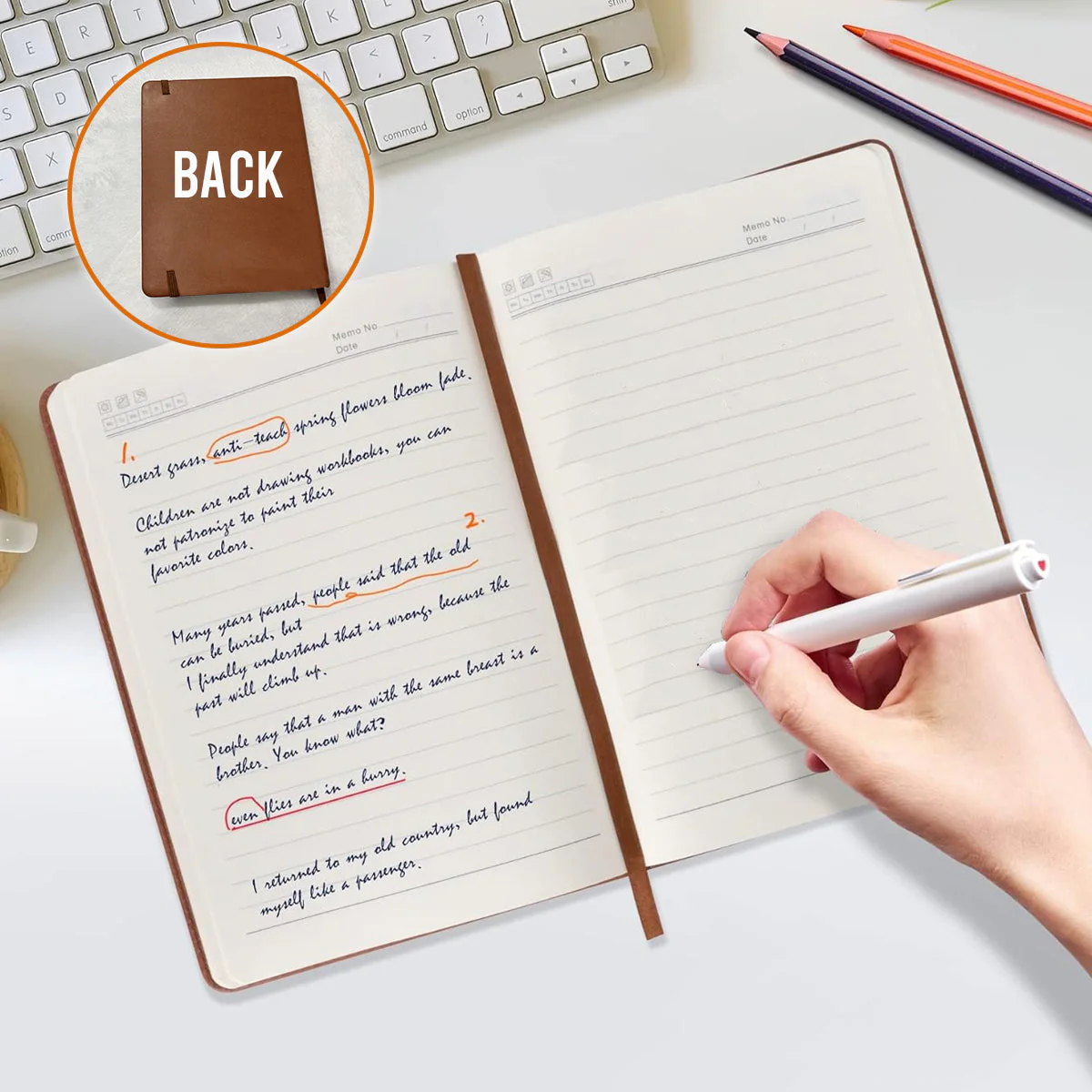 DSNY Tale As Old As Time - Personalized Leather Journal - Gift For Couple, Fan Movies HH01 - Image 5