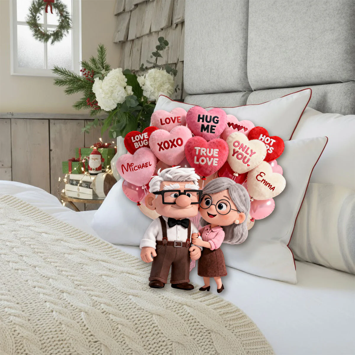 DSNY True Love - Personalized Custom Shaped Pillow - Gift For Couples, Movie Fans NL122 - Image 6