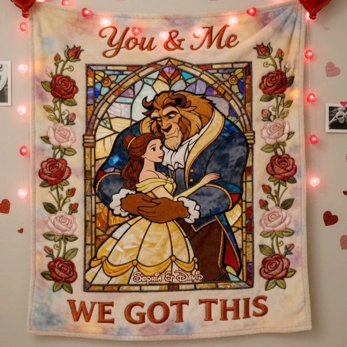 DSNY You And Me We Got This - Personalized Blanket - Gift For Couples, Movie Fans NL122