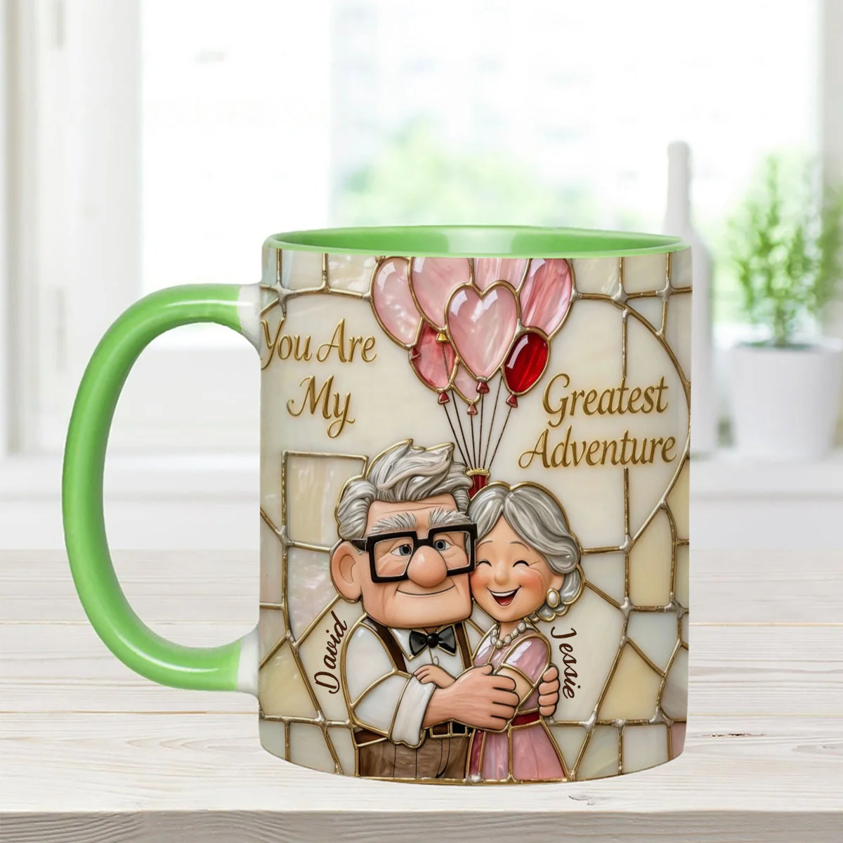 DSNY You Are My Greatest Adventure - Personalized Accent Mug - Gift For Couple, Fan Movies, Christmas, Valentine HH01 - Image 6