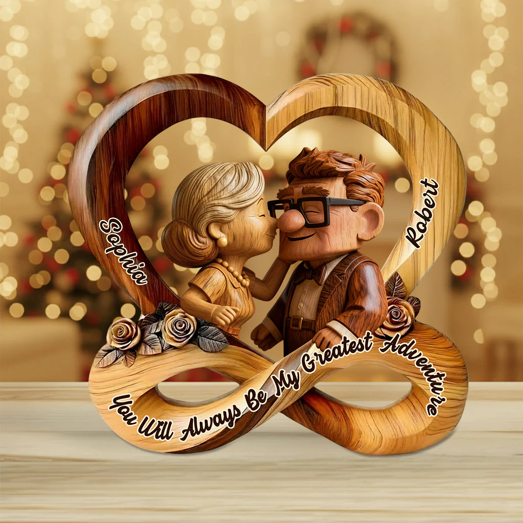 DSNY You Are My Greatest Adventure - Personalized Acrylic Plaque - Gift For Couple, Valentine HH01 - Image 3