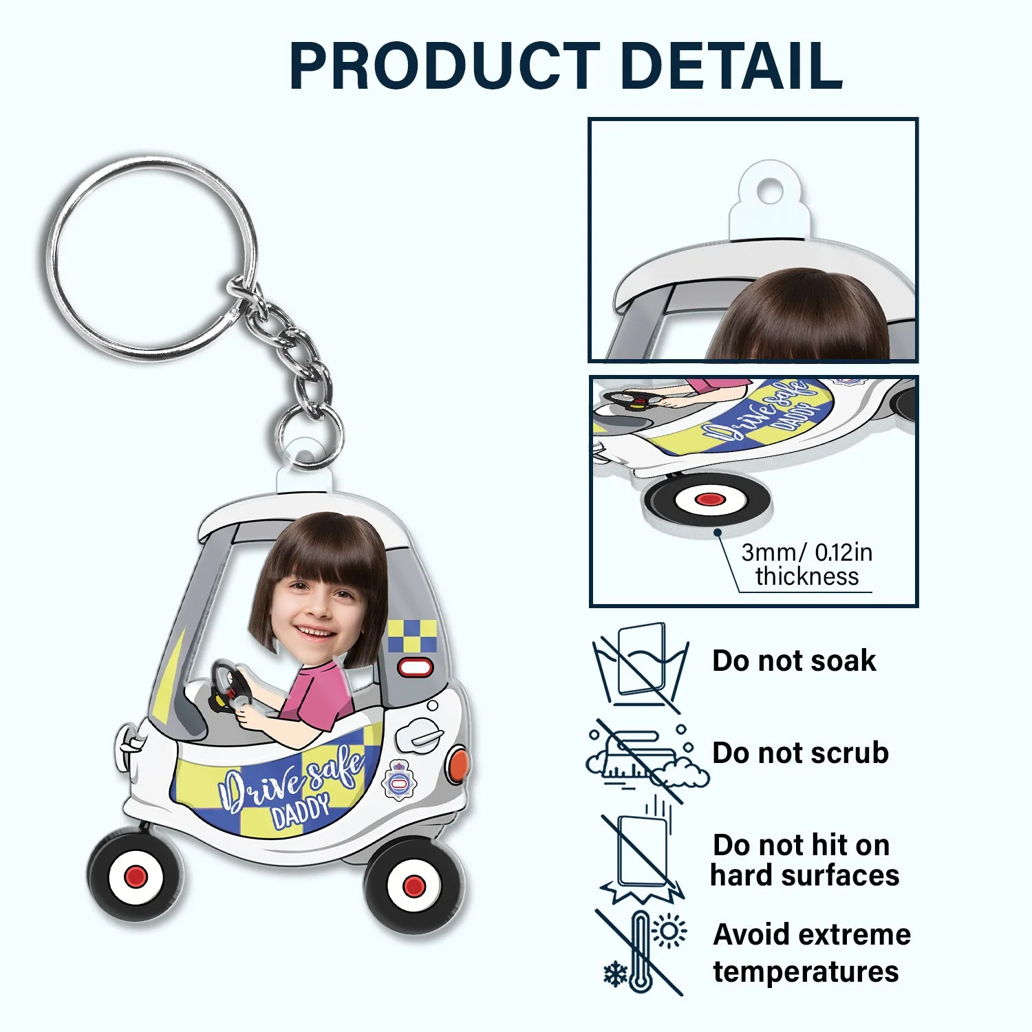 Burger Couple- Personalized Key Chain - Gift For Couple, Husband Wife, Anniversary | CL55 - Image 6