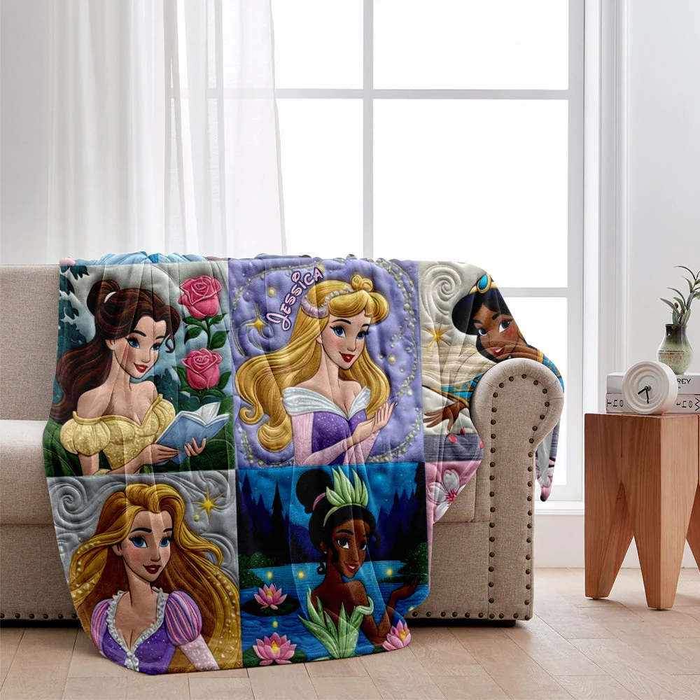 DSNY You Are My Princess - Personalized Blanket - Christmas Gift For Daughter HH01 - Image 2