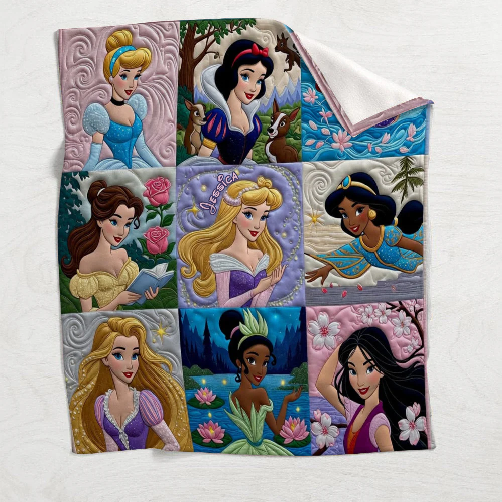 DSNY You Are My Princess - Personalized Blanket - Christmas Gift For Daughter HH01 - Image 4
