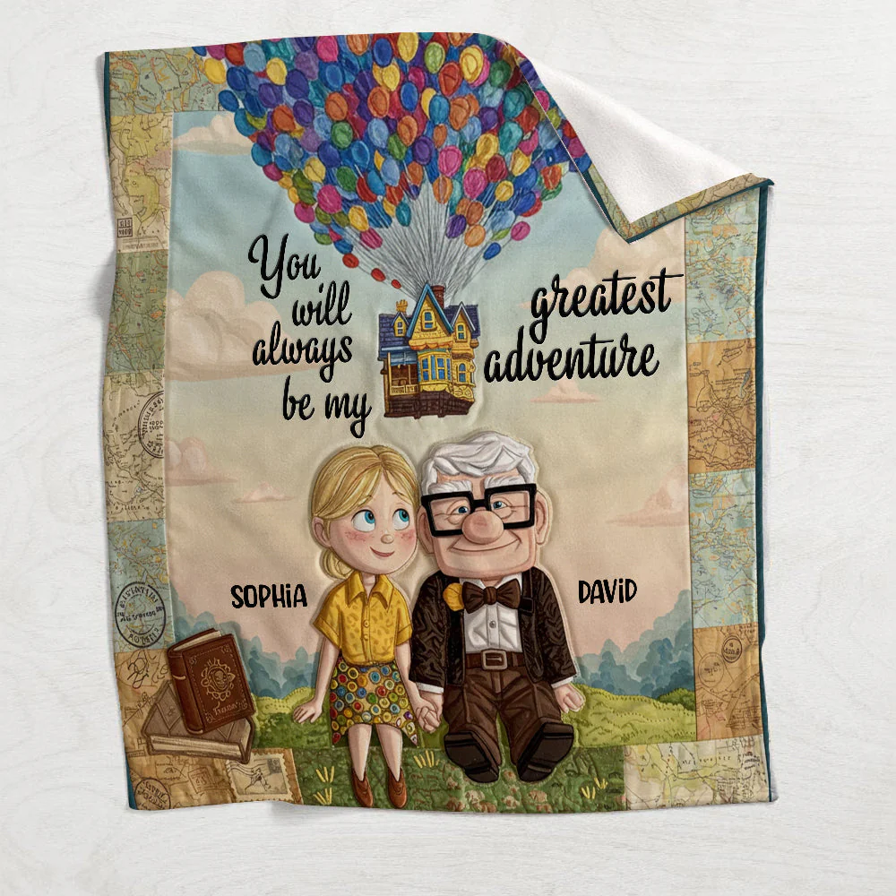 DSNY You Will Always Be My Greatest Adventure - Personalized Blanket - Gift For Couples, Movie Fans | NL122 - Image 4