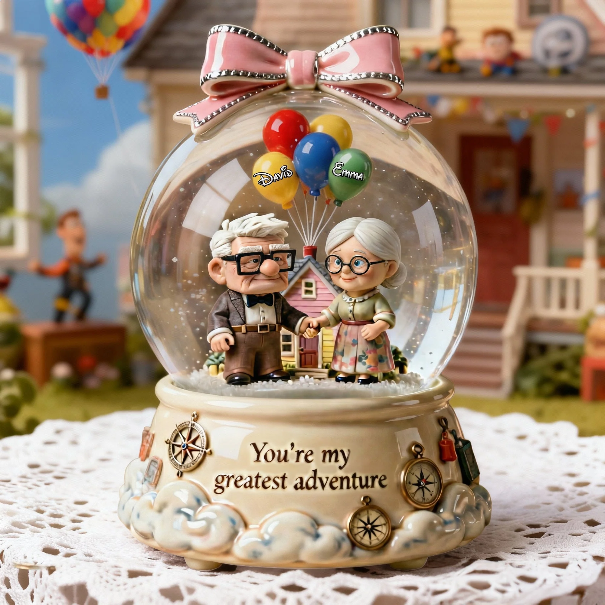 DSNY You're My Greatest Adventure - Personalized Acrylic Plaque - Gift For Couples HH01 - Image 3