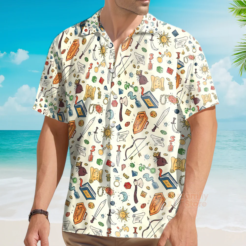 Dungeon And Dragon, DnD DM Master Hawaiian Shirt - Image 4