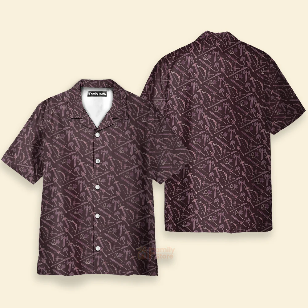 Dungeons and dragons, Dungeon and dragon gift, DM gift, DnD Button Up - Image 3
