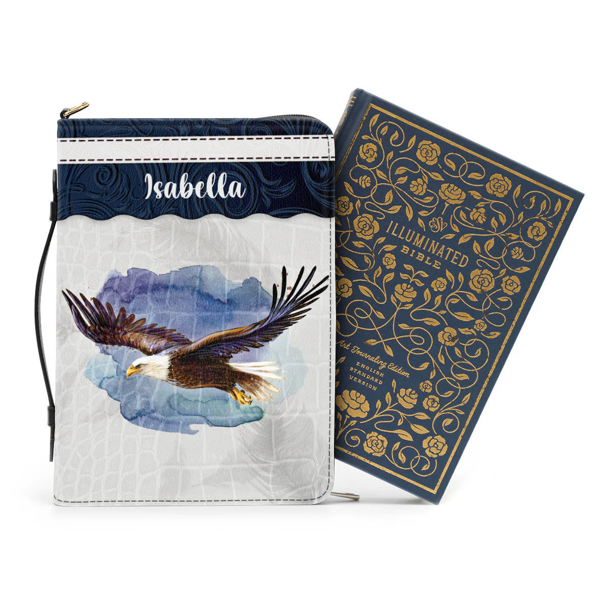 Eagle Those Who Hope In The Lord Will Renew Their Strength - Scripture Gifts For Women Of God - Personalized Bible Covers - AT4081452 - Image 3