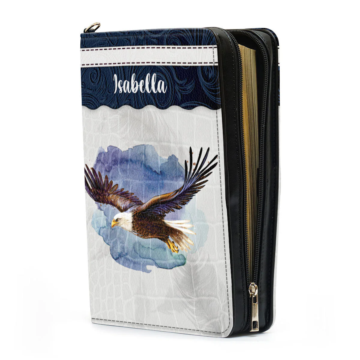Eagle Those Who Hope In The Lord Will Renew Their Strength - Scripture Gifts For Women Of God - Personalized Bible Covers - AT4081452 - Image 4