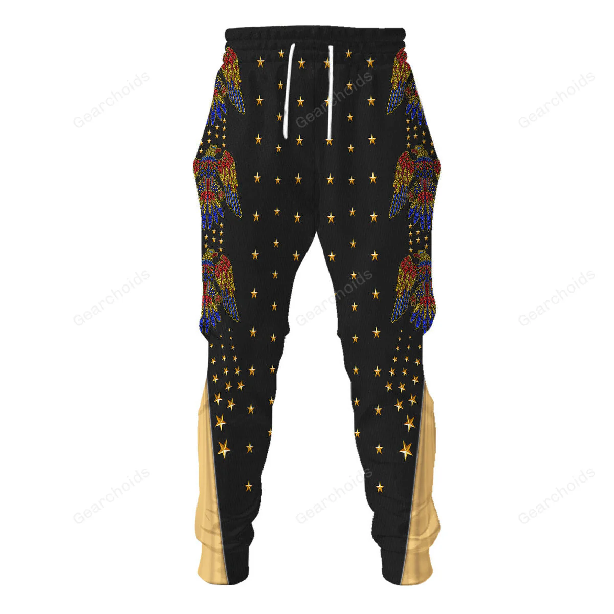 Elvis Aloha Black - Costume Cosplay Hoodie Sweatshirt Sweatpants CSELV010 - Image 5