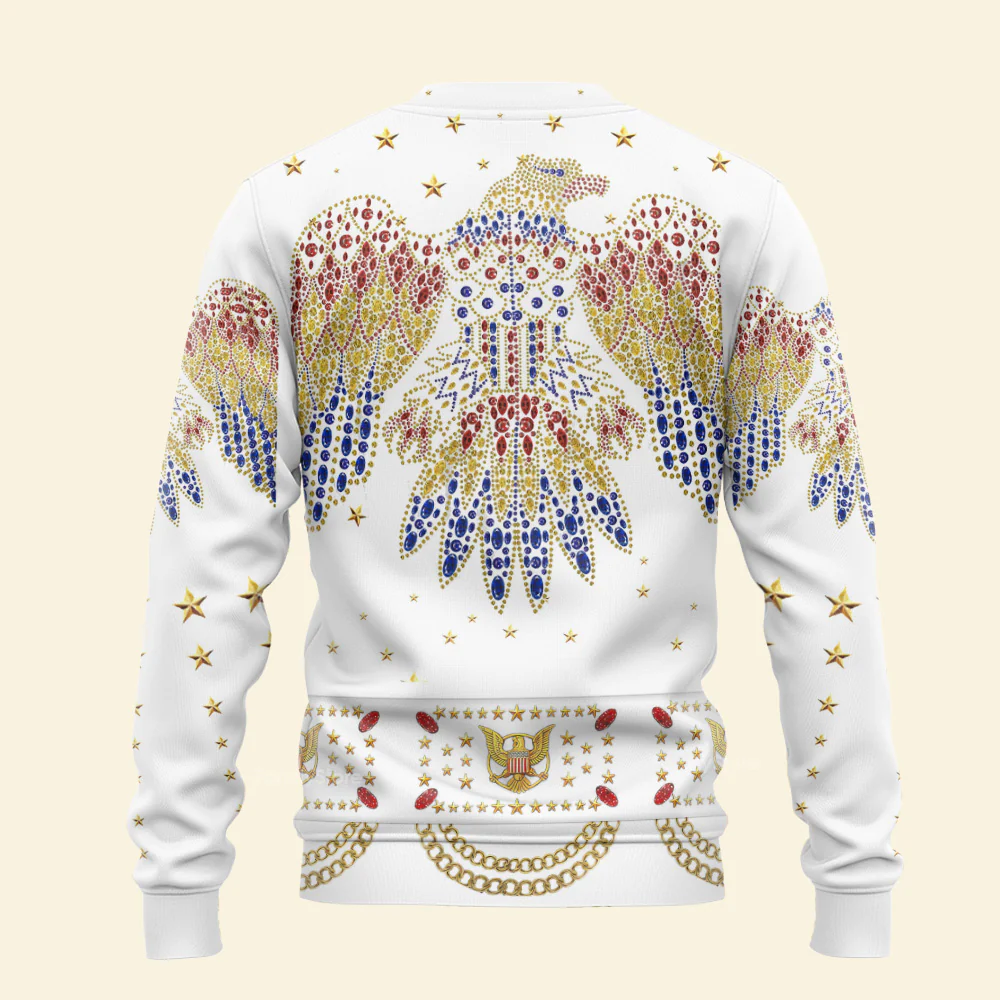 Elvis Aloha Costume From Hawaii - Hawaiian Hoodie Sweatshirt T-Shirt Sweatpants CSELV001 - Image 14