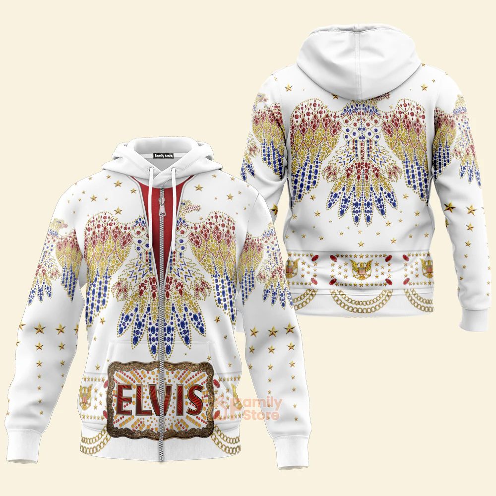 Elvis Aloha Costume from Hawaii New - Costume Cosplay Hoodie Sweatshirt Sweatpants CSELV003 - Image 3