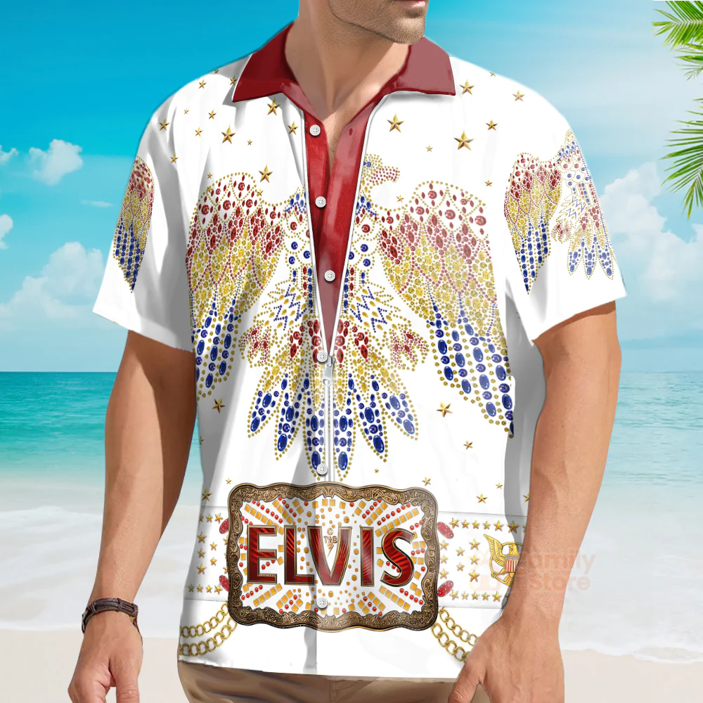 Elvis Aloha Costume from Hawaii New - Costume Cosplay Hoodie Sweatshirt Sweatpants CSELV003 - Image 5