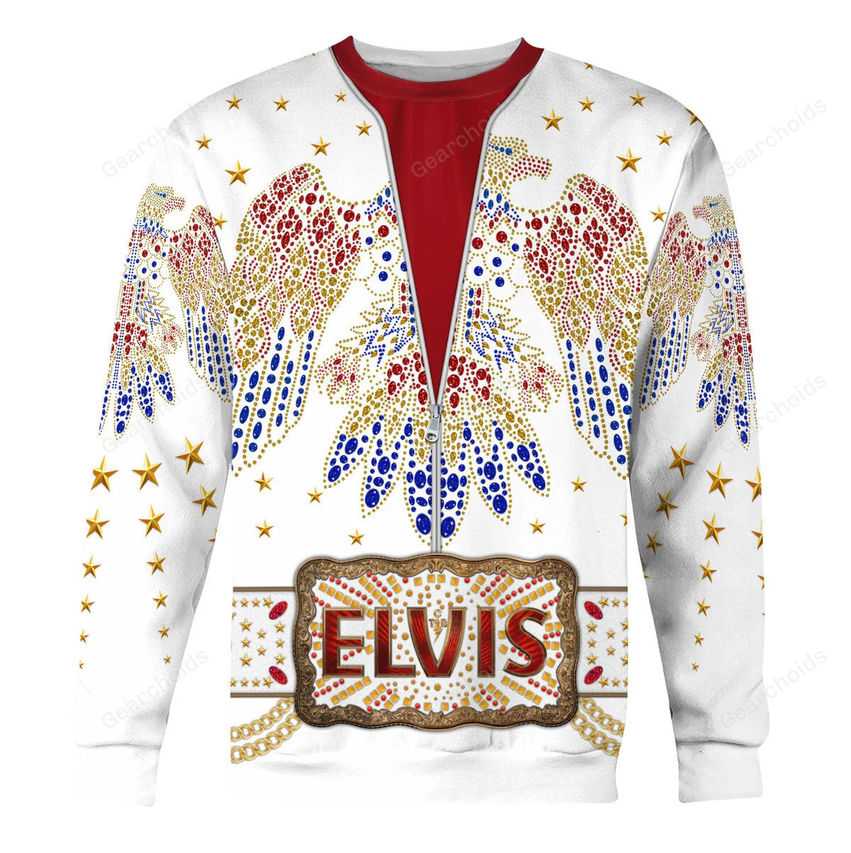 Elvis Aloha Costume from Hawaii New - Costume Cosplay Hoodie Sweatshirt Sweatpants CSELV003 - Image 8