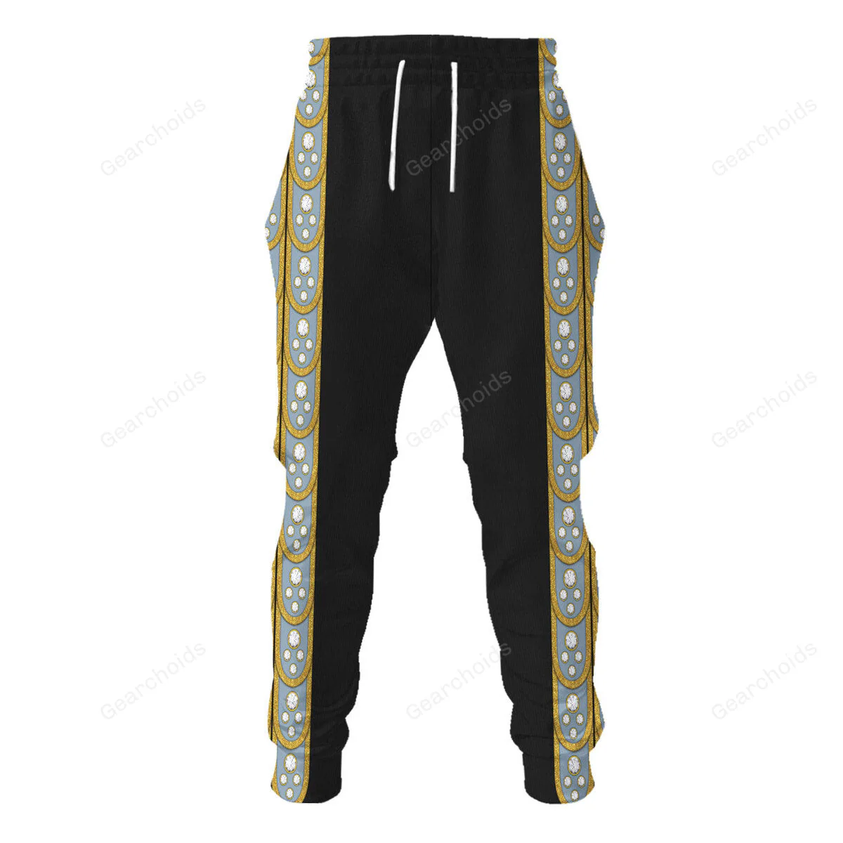Elvis Armadillo suit in Blue on Black - Costume Cosplay Hoodie Sweatshirt Sweatpants CSELV041 - Image 7
