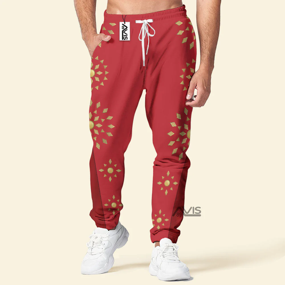 Elvis Burning Love Costume Red - Costume Cosplay Hoodie Sweatshirt Sweatpants CSELV014 - Image 7