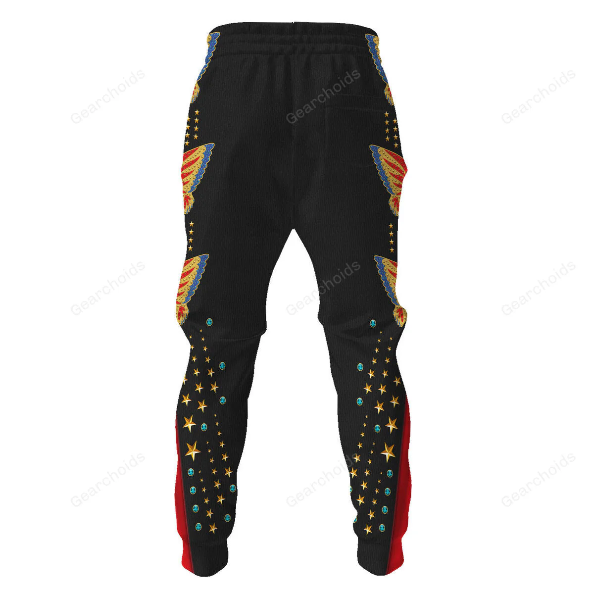 Elvis EAGLE Black - Costume Cosplay  Hoodie Sweatshirt Sweatpants Hawaiian shirt Tshirt CSELV012 - Image 8