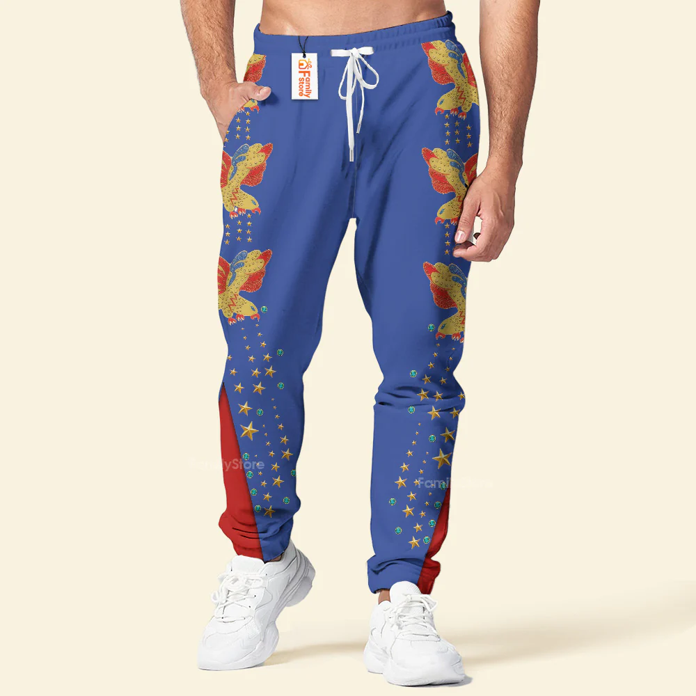 Elvis EAGLE Blue - Costume Cosplay Hoodie Sweatshirt Sweatpants CSELV023 - Image 14