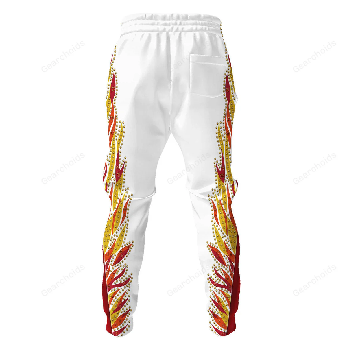 Elvis Flame Outfit - Costume Cosplay Hoodie Sweatshirt Sweatpants CSELV011 - Image 7
