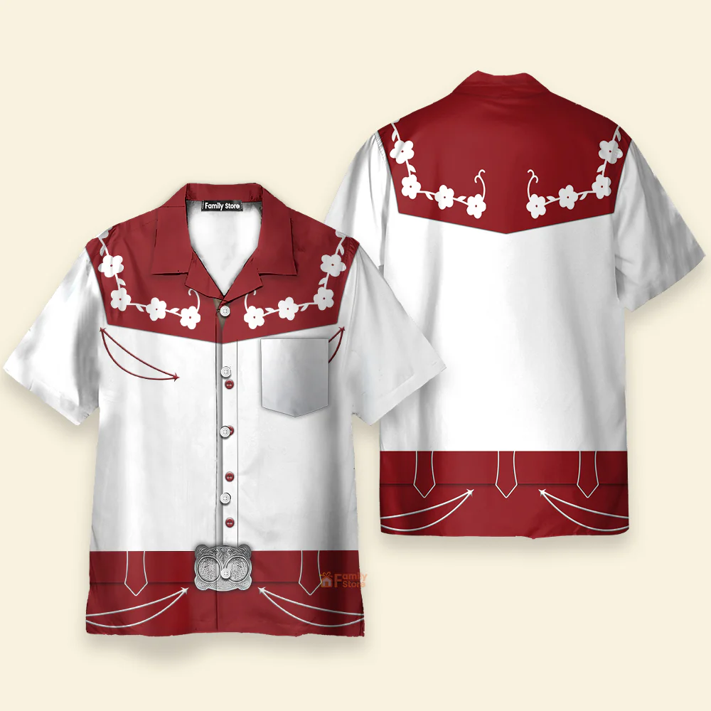 Elvis 'Loving You' 1957 -  Costume Cosplay Hawaiian Shirt CSELV019 - Image 2