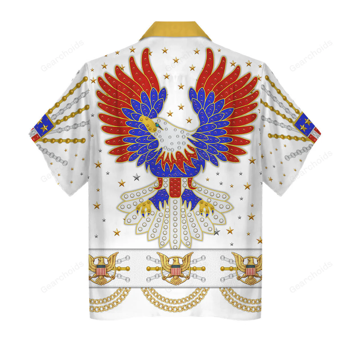 Elvis New Generation Eagle - Costume Cosplay Hawaiian Shirt CSELV030 - Image 2