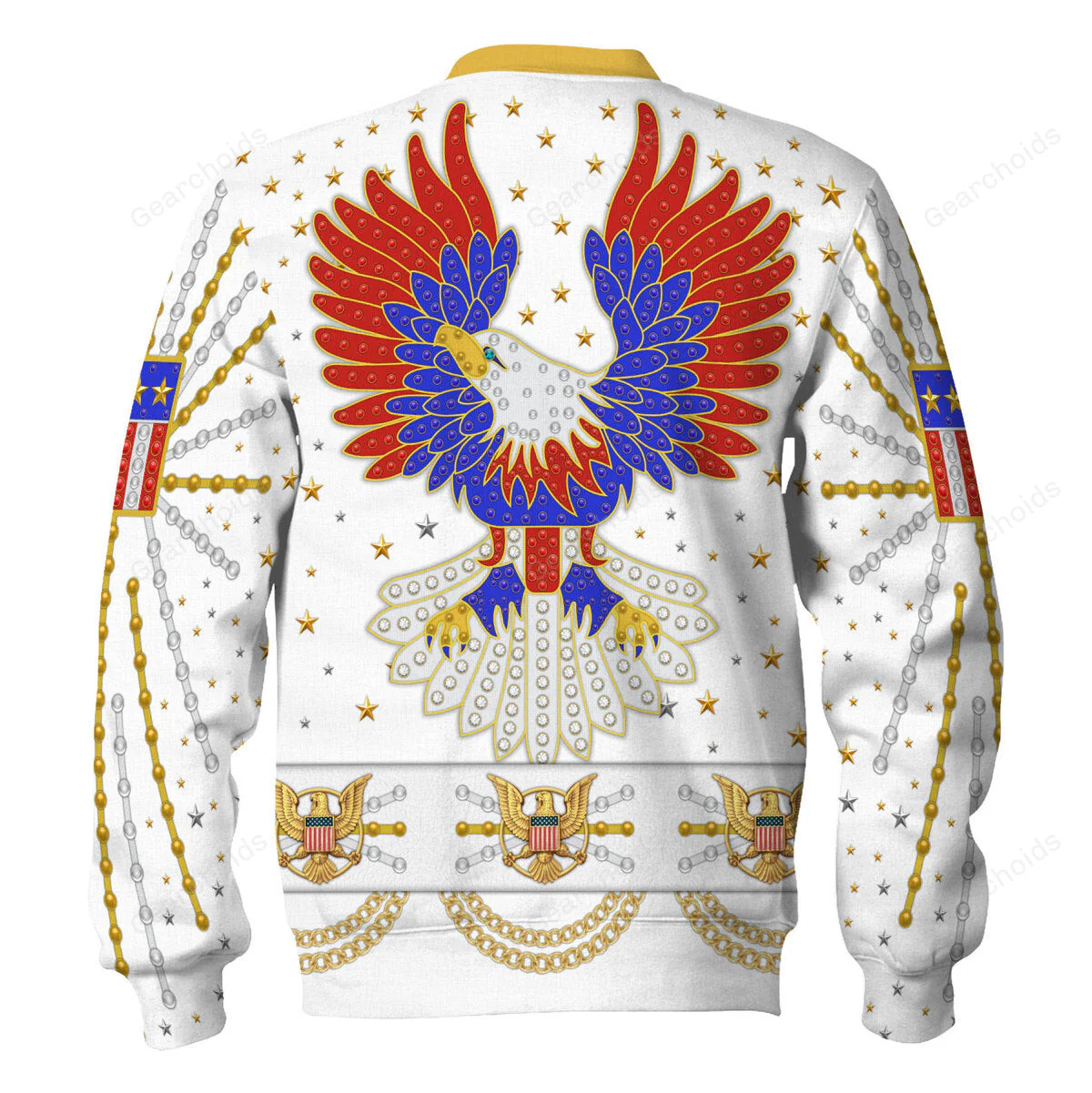 Elvis New Generation Eagle - Costume Cosplay Hoodie Sweatshirt Sweatpants CSELV030 - Image 8