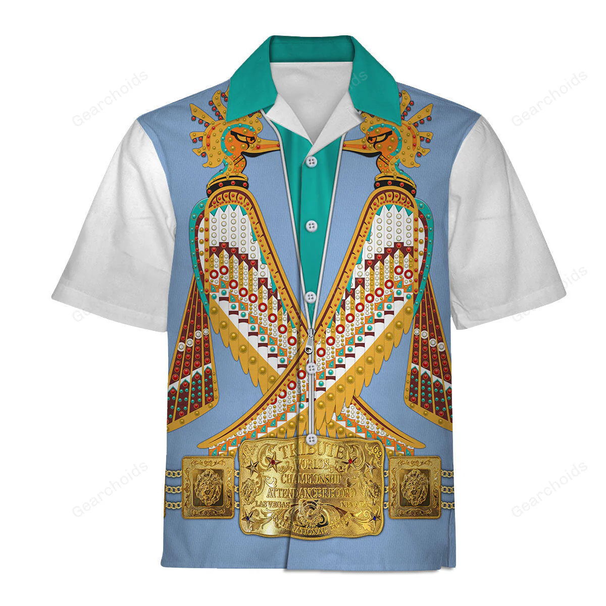 Elvis Prehistoric Bird Outfit - Costume Cosplay Hoodie Sweatshirt Sweatpants CSELV031 - Image 9