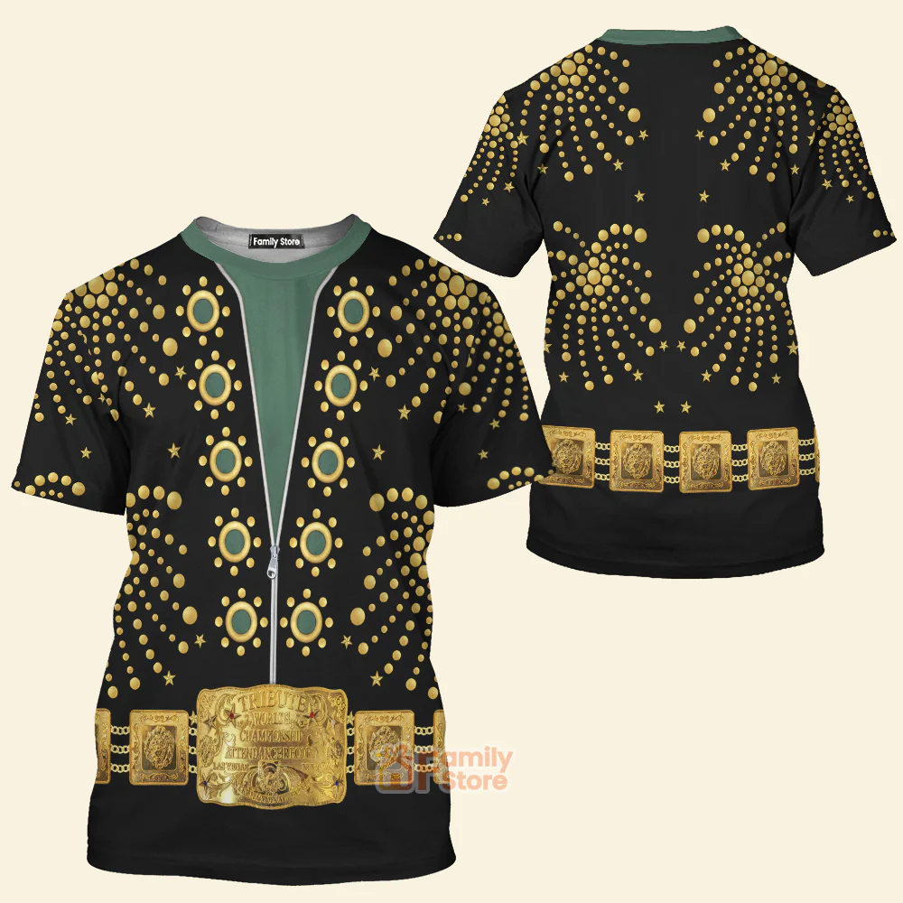 Elvis Presley The Fireworks - Costume Cosplay 3D TShirt
