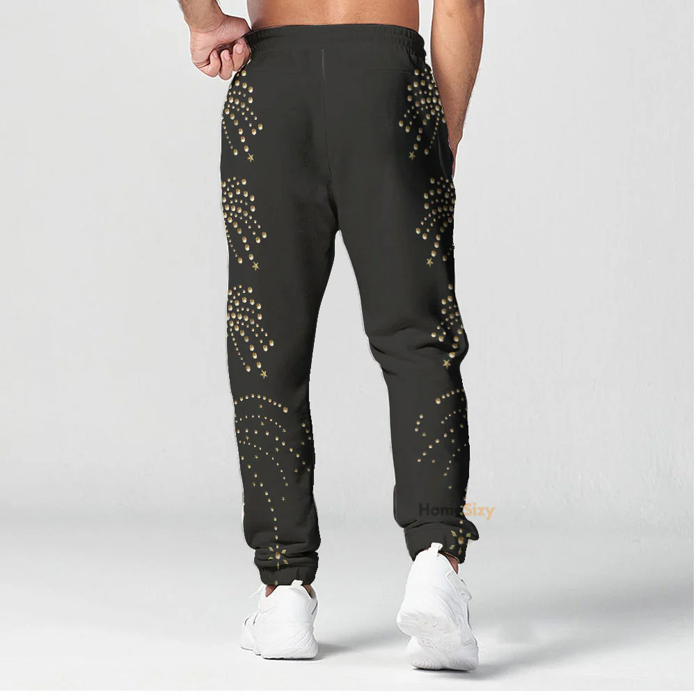 Elvis Presley The Fireworks Black - Costume Cosplay Hoodie Sweatshirt Sweatpants CSELV020 - Image 10
