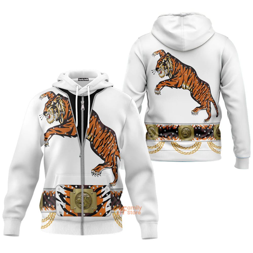 Elvis Presley Tiger Costume - Costume Cosplay  Hoodie Sweatshirt Sweatpants CSELV002 - Image 2