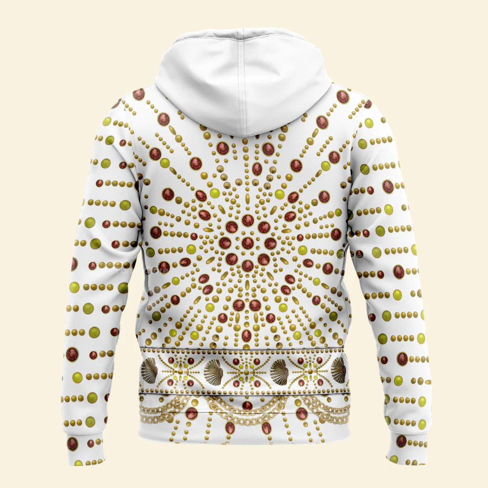 Elvis Sunburst - Costume Cosplay Hoodie Sweatshirt Sweatpants CSELV040 - Image 5