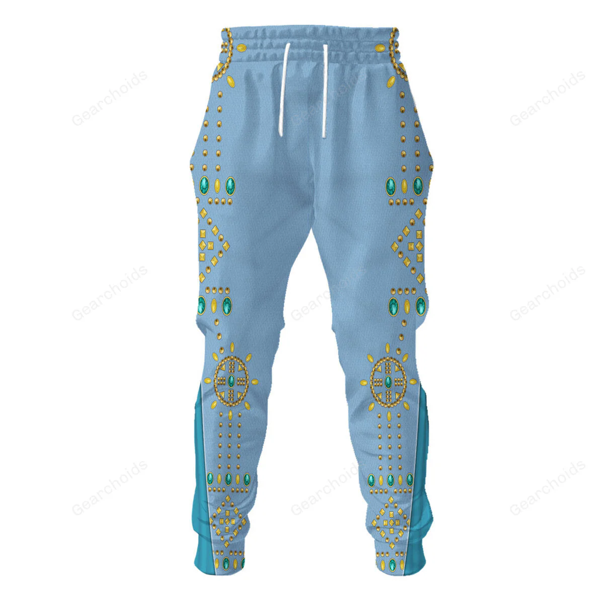 Elvis Tiffany Blue - Costume Cosplay Hoodie Sweatshirt Sweatpants CSELV022 - Image 7