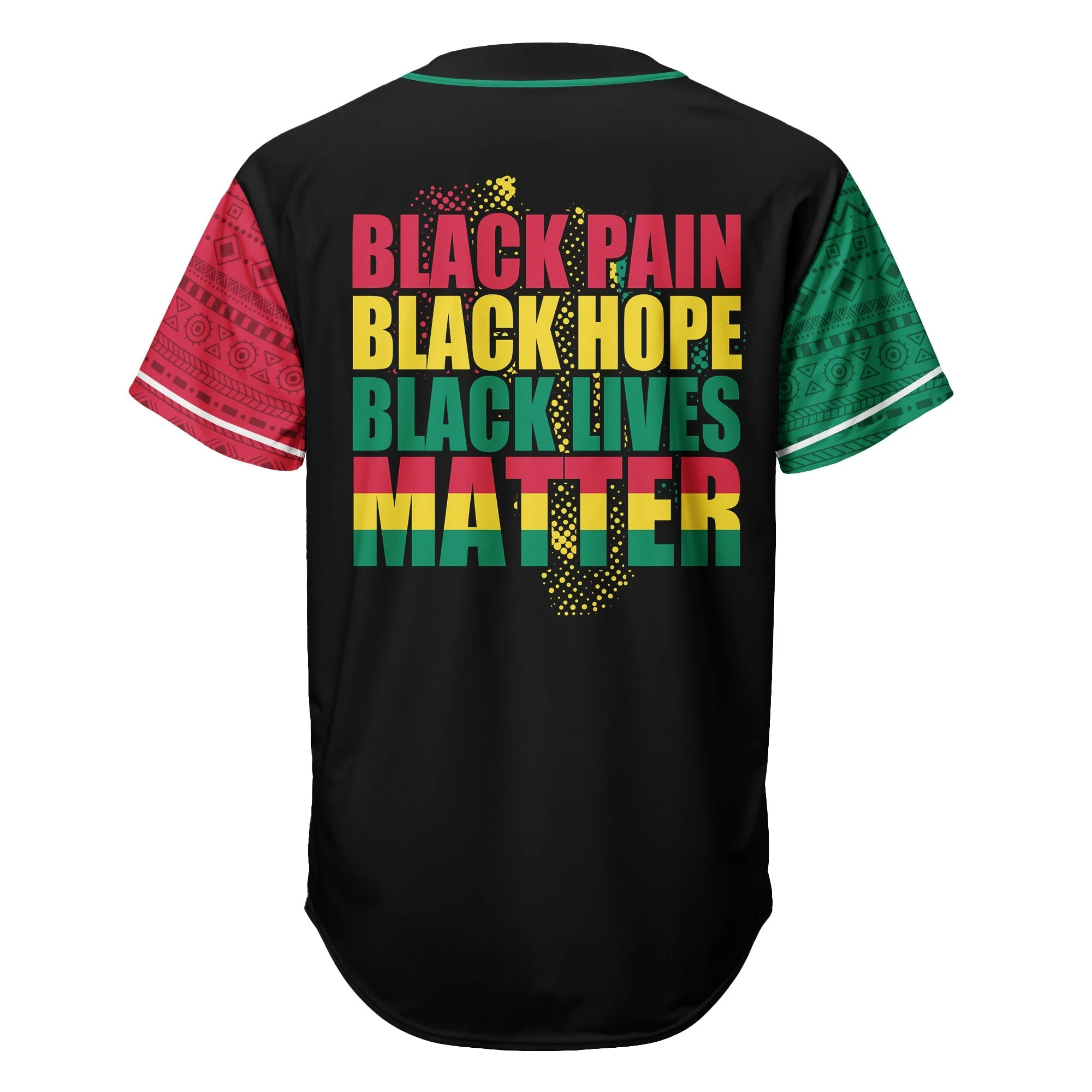 Equality Is Greater Than Division - African American Baseball Jersey - Gift for Black Dad, Grandpa, Husband - Image 4