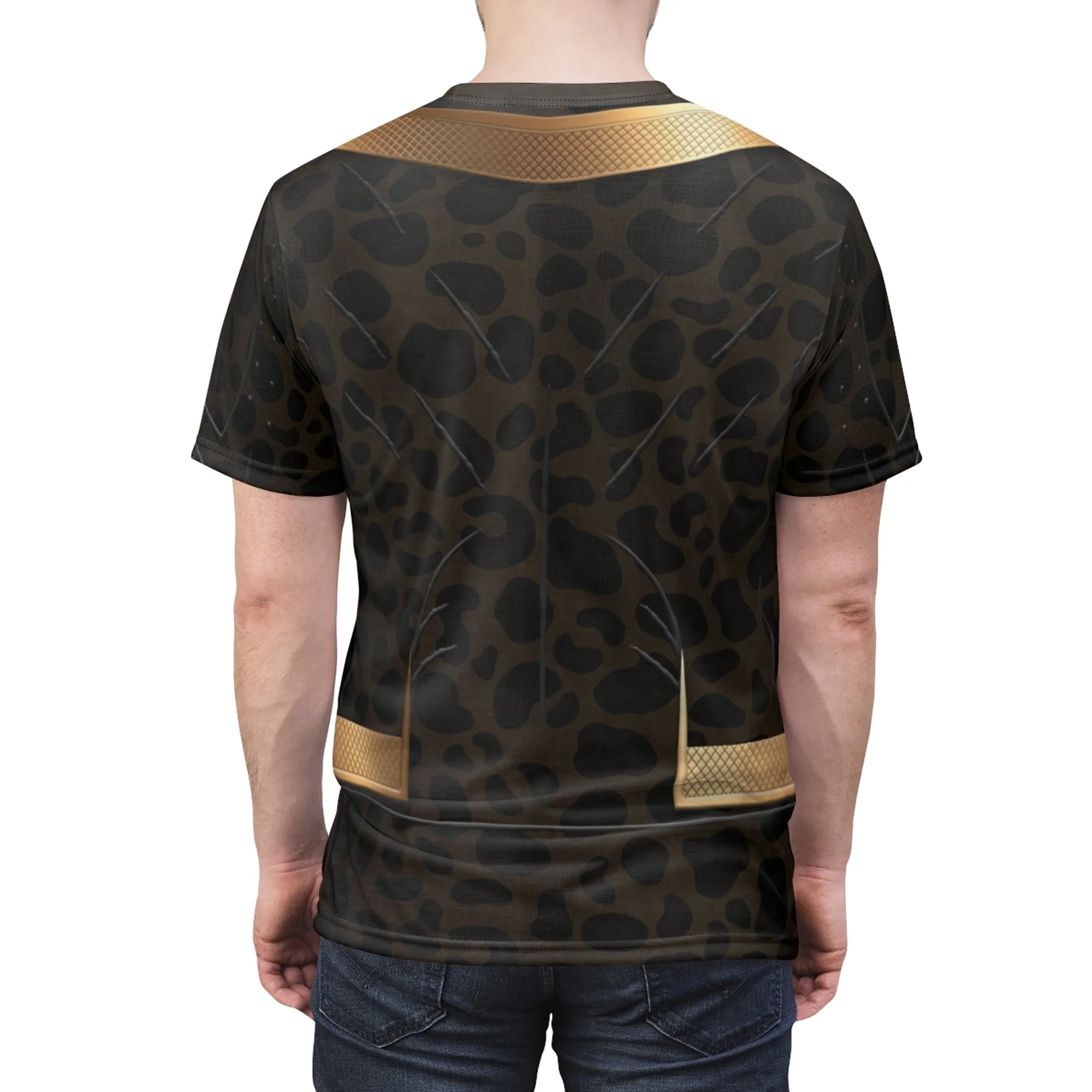 Erik Killmonger Jaguar Black Panther Costume - 3D Tshirt - Image 2