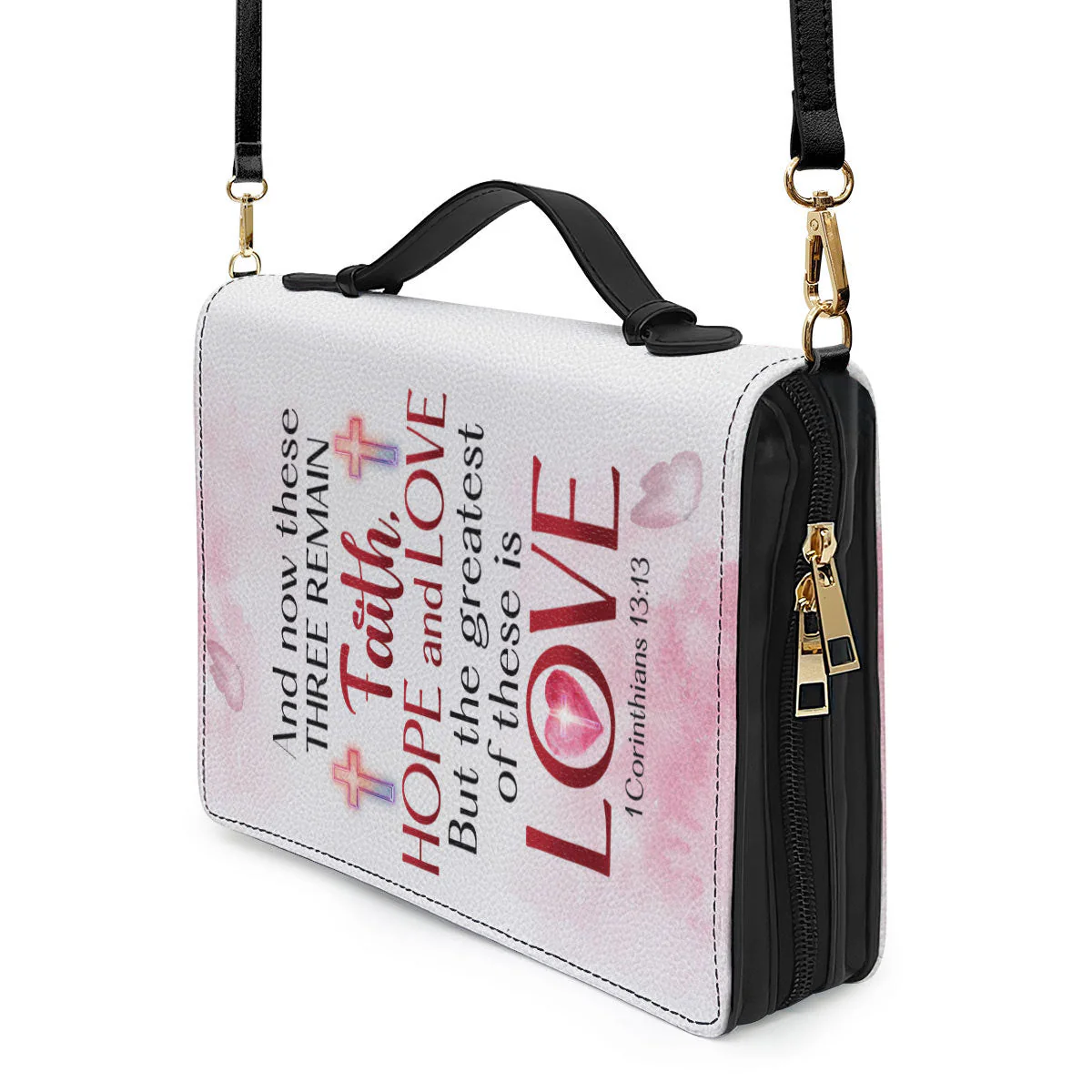 Faith, Hope And Love Corinthians 13:13 - Thoughtful Gift For Christians - Personalized Bible Covers - AT4080846 - Image 5