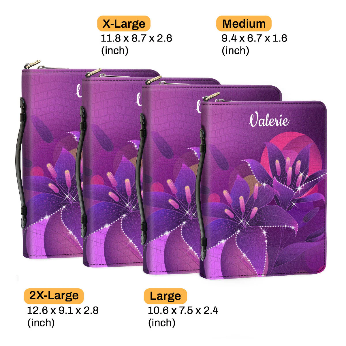 Faith, Hope, Love - Thoughtful Gift For Christians - Personalized Bible Covers - AT4080716 - Image 6
