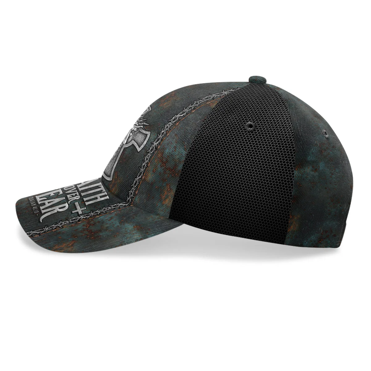 Faith Over Fear - Personalized Classic Cap HL128 - Image 3