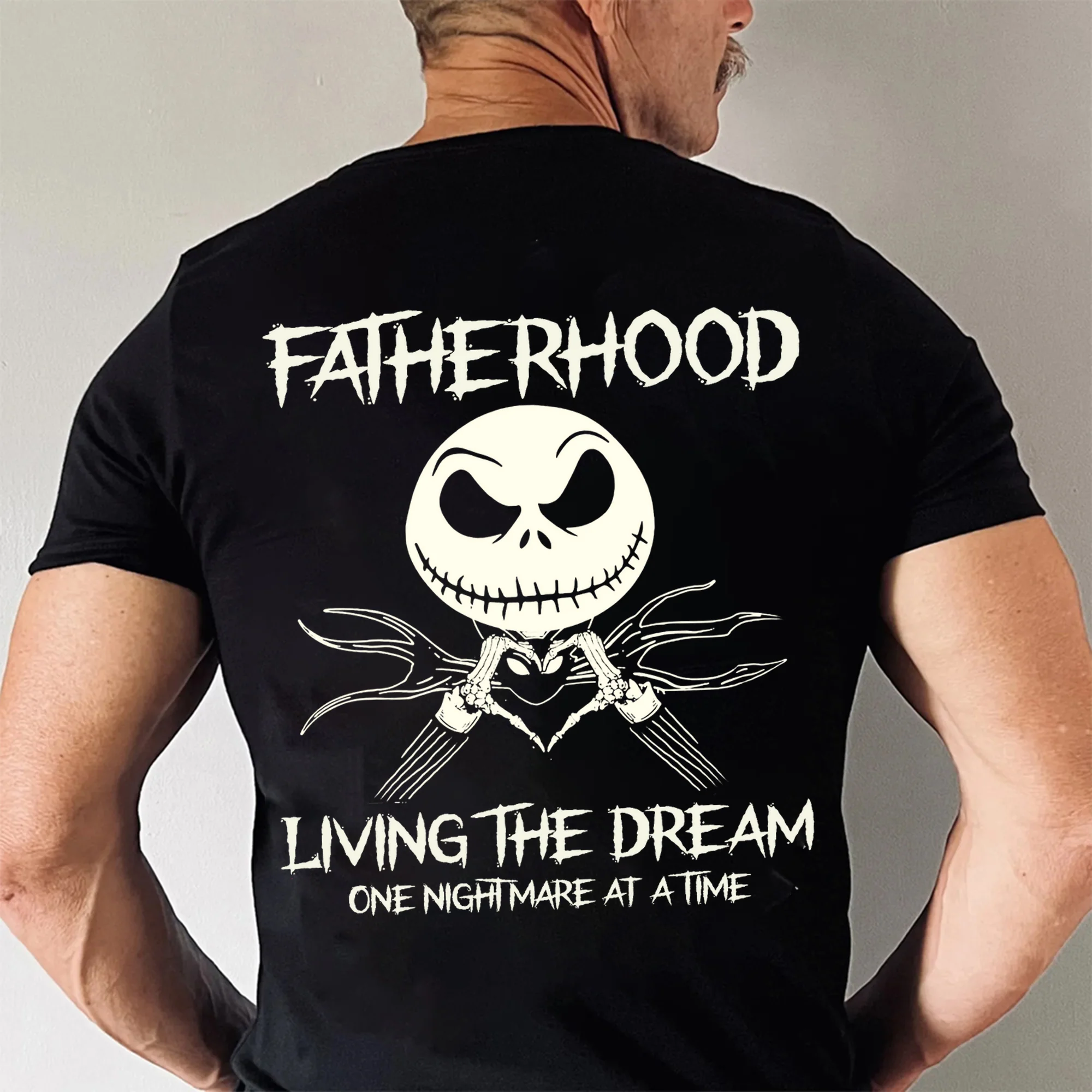 Fatherhood Living In The Dream One Nightmare At A Time - Gift For Dad - Personalized Shirt 2 Side - CL14 NA94 - Image 4