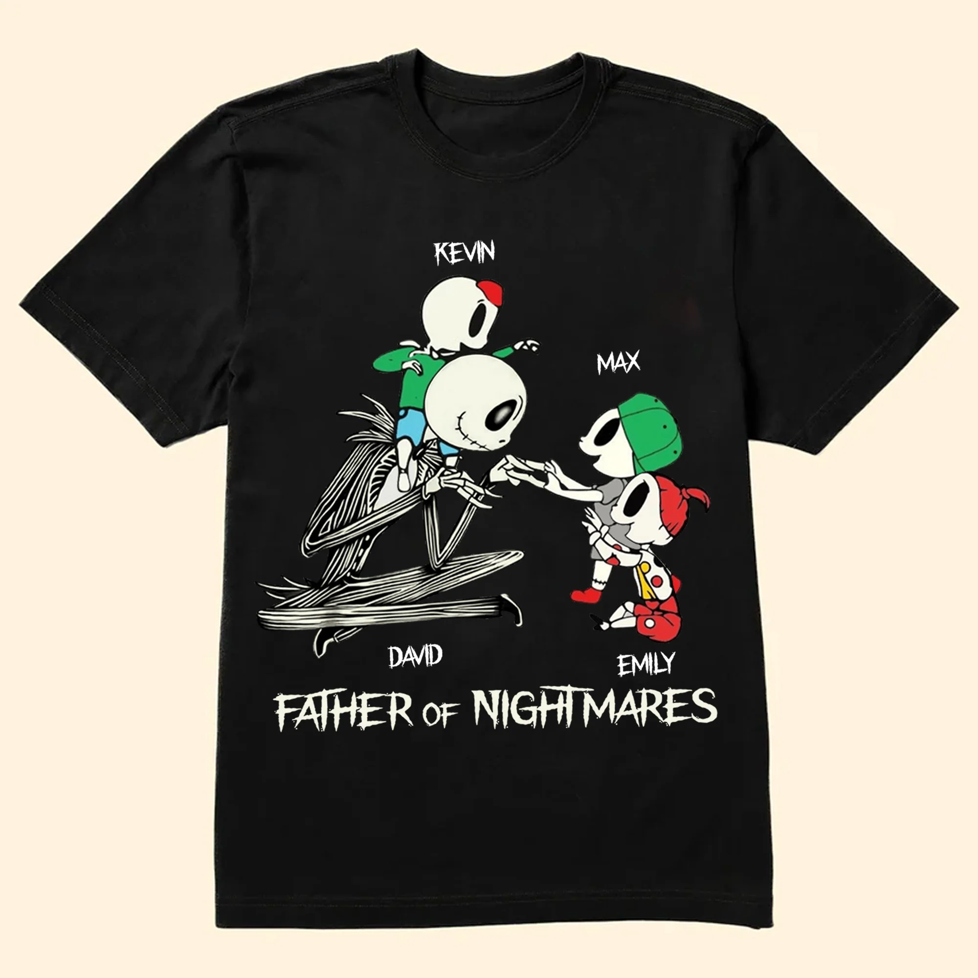 Fatherhood Living In The Dream One Nightmare At A Time - Gift For Dad - Personalized Shirt 2 Side - CL14 NA94 - Image 5