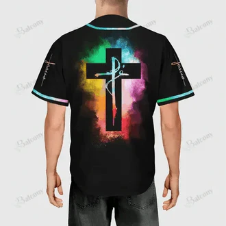 Jesus Baseball Jersey - Christant Gift For Him - Image 3