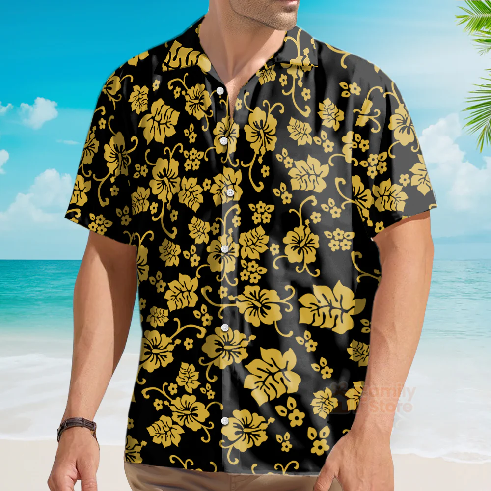 Fear And Loathing In Summer Yellow Aloha Hawaiian Shirts For Men, Women - Image 4