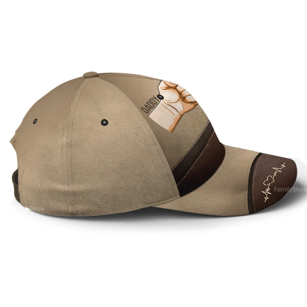 Fist Bump Daddy - Personalized Hat - Father’s Day Gift for Dad | GR6 DUC4 - Image 5