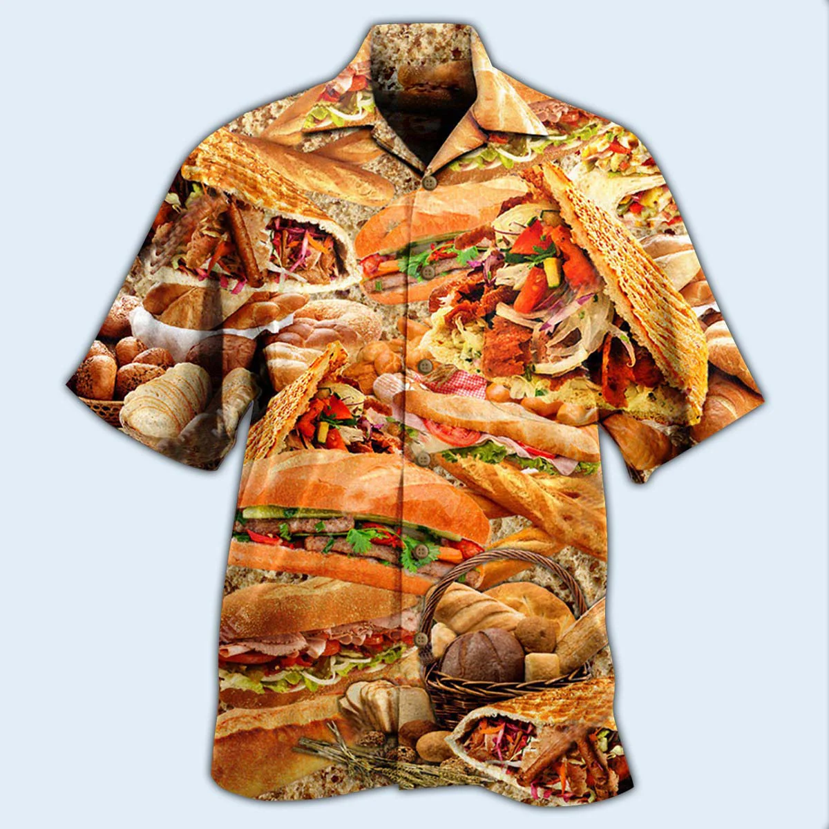 Food Delicious Bread Around The World Cool Hawaiian Shirt - Image 2
