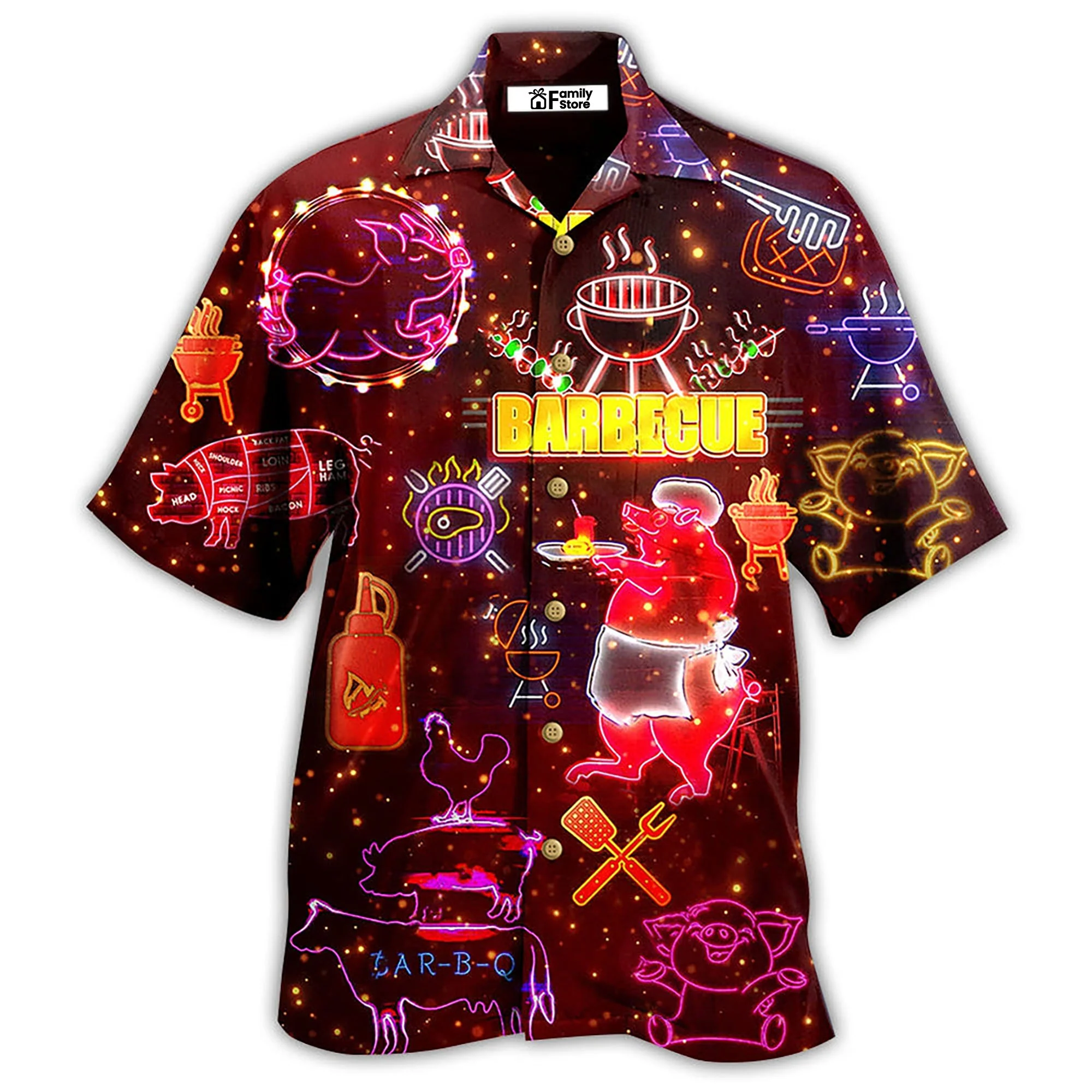Food Lover Barbeque Hawaiian Shirt